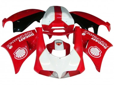 2015-2020 Ducati 959/1299 Motorcycle Fairings - White Red Glossy Black Performance UK Manufacturers