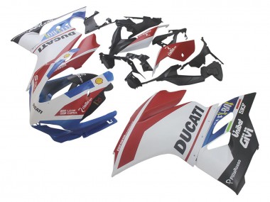2015-2020 Ducati 1299 Motorcycle Fairings - White Red Blue Matte Black Unibat Flex-Box UK Manufacturers