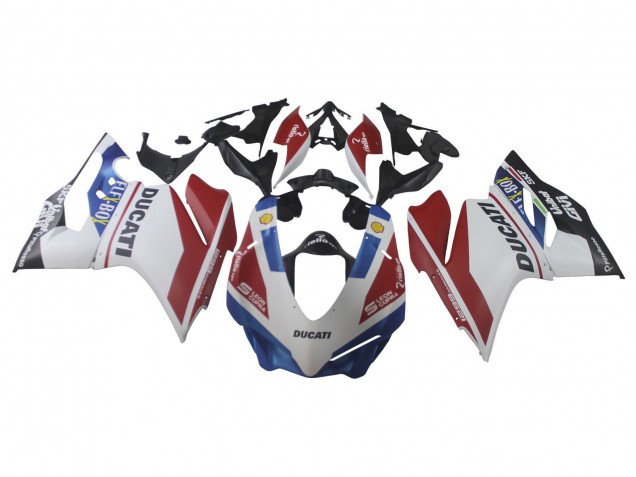 2015-2020 Ducati 1299 Motorcycle Fairings - White Red Blue Matte Black Unibat Flex-Box UK Manufacturers