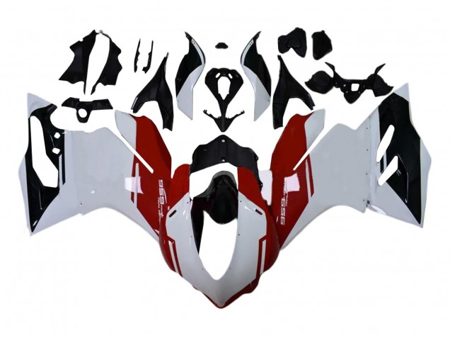 2015-2020 Ducati 959 Motorcycle Fairings Kits - White Red Glossy Black UK Manufacturers
