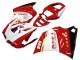 1993-2005 Ducati 996 Motorcycle Fairings - White Red Gold Glossy Black Corse Performance UK Manufacturers