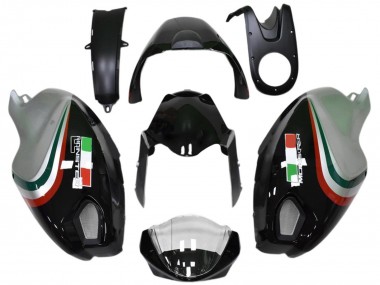 2008-2012 Ducati Monster 696 796 1100 1100S Motorcycle Fairings - Glossy Black Silver Red Green UK Manufacturers