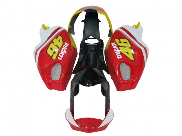 2008-2012 Ducati Monster 696 796 1100 1100S Motorcycle Fairings - White Red Glossy Black Yellow 46 UK Manufacturers