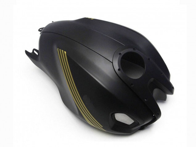 2008-2012 Ducati Monster 696 796 1100 1100S Motorcycle Fairings - Matte Black Gold UK Manufacturers