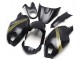 2008-2012 Ducati Monster 696 796 1100 1100S Motorcycle Fairings - Matte Black Gold UK Manufacturers