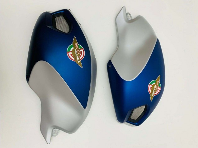 2008-2012 Ducati Monster 696 796 1100 1100S Motorcycle Fairings - Dark Blue Silver UK Manufacturers