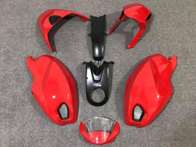 2008-2012 Ducati Monster 696 796 1100 1100S Motorcycle Fairings - Red UK Manufacturers