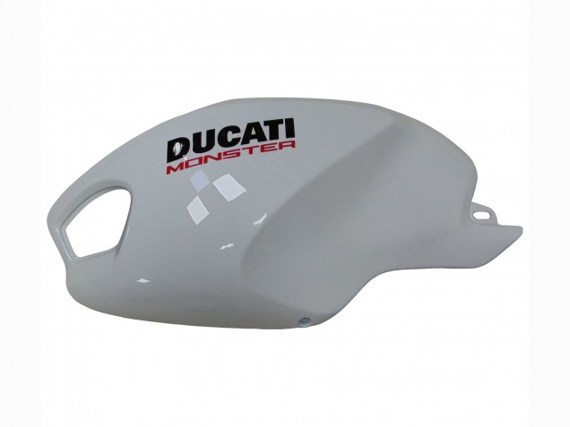 2008-2012 Ducati Monster 696 796 1100 1100S Motorcycle Fairings - White Red Glossy Black UK Manufacturers