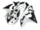2002-2006 Honda CBR125R Motorcycle Fairings - White Glossy Black UK Manufacturers