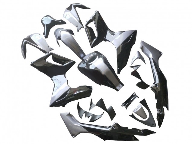2002-2006 Honda CBR125R Motorcycle Fairings - Silver Glossy Black UK Manufacturers