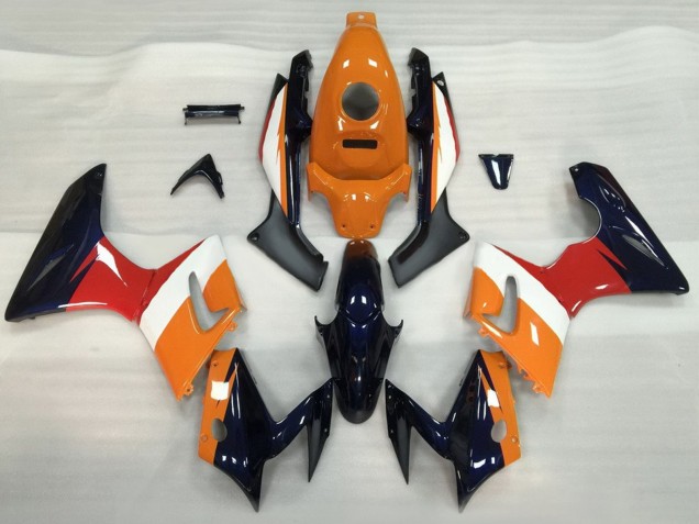 2002-2006 Honda CBR125R Motorcycle Fairings - Orange White Red Glossy Black UK Manufacturers