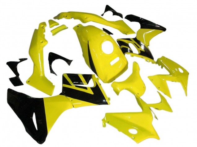 2002-2006 Honda CBR125R Motorcycle Fairings - Yellow Glossy Black UK Manufacturers