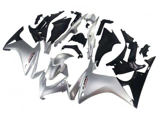 2013-2015 Honda CBR500R Motorcycle Fairing - Silver Glossy Black UK Manufacturers