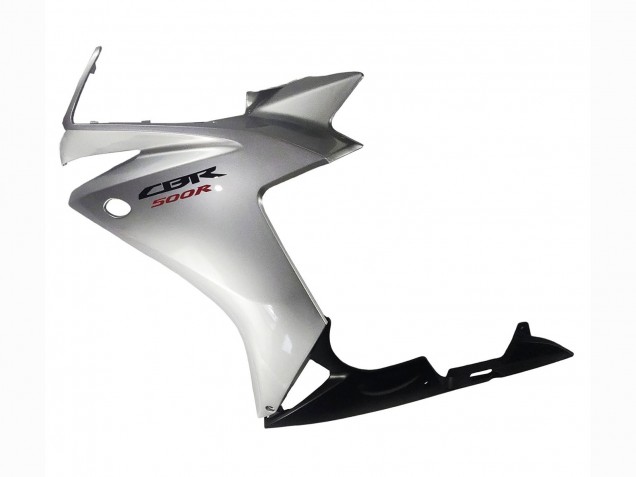 2013-2015 Honda CBR500R Motorcycle Fairing - Silver Glossy Black UK Manufacturers