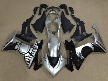 2013-2015 Honda CBR500R Motorcycle Fairings - Silver Glossy Black UK Manufacturers