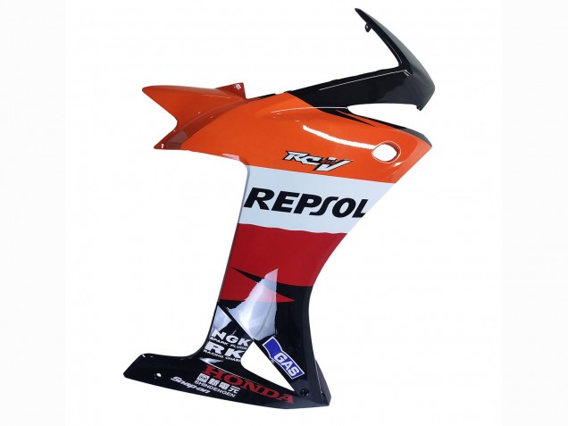 2013-2015 Honda CBR500R Motorcycle Fairings - Orange White Red Glossy Black Repsol 3 UK Manufacturers