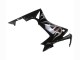 2013-2015 Honda CBR500R Motorcycle Fairings - Glossy Black Silver Flame UK Manufacturers