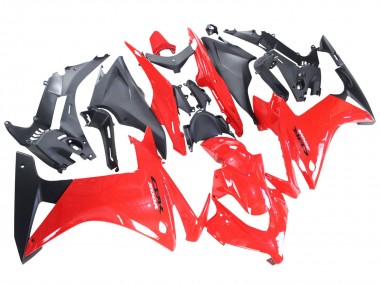 2013-2015 Honda CBR500R Motorcycle Fairings - Red Matte Black UK Manufacturers