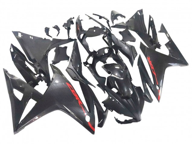 2016-2018 Honda CBR500R Motorcycle Fairings - Black Carbon Fiber Red UK Manufacturers