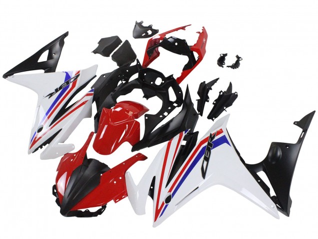 2016-2018 Honda CBR500R Motorcycle Fairings - White Red Blue Matte Black UK Manufacturers