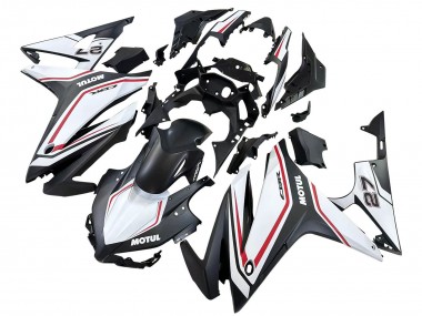 2016-2018 Honda CBR500R Motorcycle Fairings - White Red Matte Black UK Manufacturers