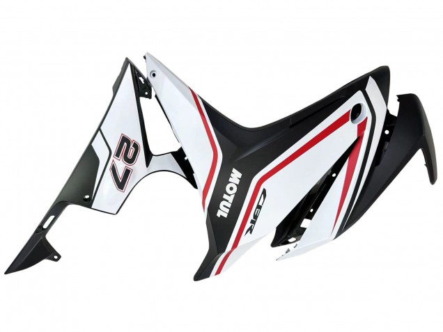 2016-2018 Honda CBR500R Motorcycle Fairings - White Red Matte Black UK Manufacturers