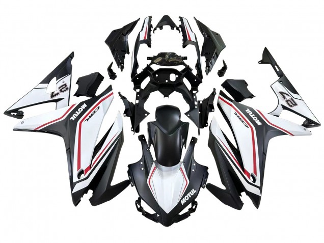 2016-2018 Honda CBR500R Motorcycle Fairings - White Red Matte Black UK Manufacturers