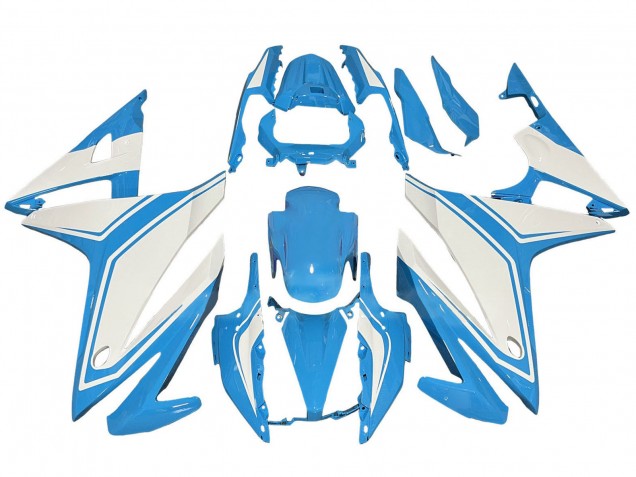 2016-2018 Honda CBR500R Motorcycle Fairings - Light Blue White UK Manufacturers