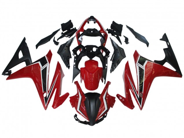 2016-2018 Honda CBR500R Motorcycle Fairings - Red White Matte Black UK Manufacturers
