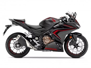 2022-2023 Honda CBR500R Motorcycle Fairings - Matte Black Red UK Manufacturers