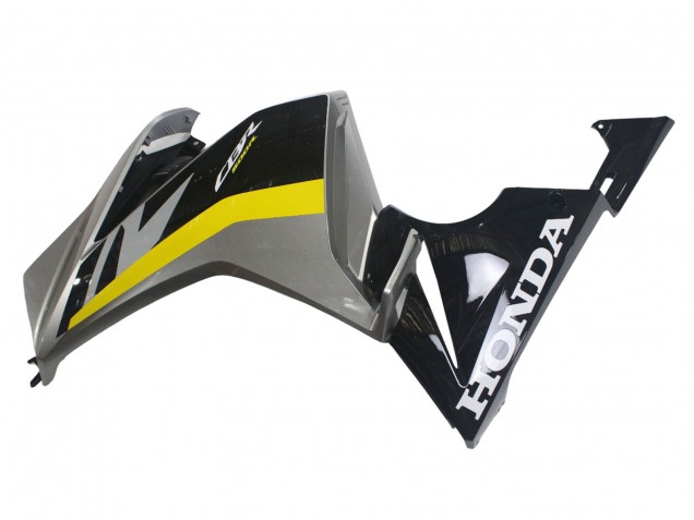 2022-2023 Honda CBR500R Motorcycle Fairings - Silver Yellow Glossy Black UK Manufacturers