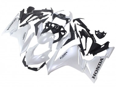 2022-2023 Honda CBR500R Motorcycle Fairings - Pearl White UK Manufacturers