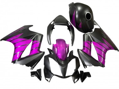 2002-2013 Honda VFR 800 Motorcycle Fairings - Purple Matte Black UK Manufacturers