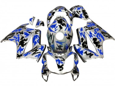 2002-2013 Honda VFR 800 Motorcycle Fairings - Silver Black Blue Camouflage UK Manufacturers