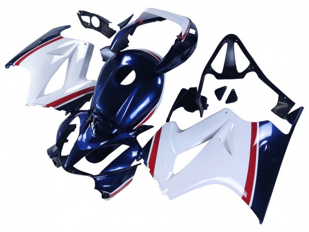 2002-2013 Honda VFR 800 Motorcycle Fairings - White Red Dark Blue UK Manufacturers