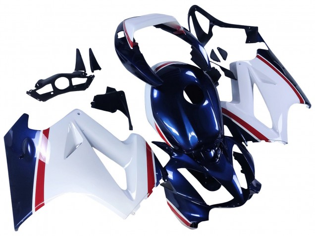 2002-2013 Honda VFR 800 Motorcycle Fairings - White Red Dark Blue UK Manufacturers