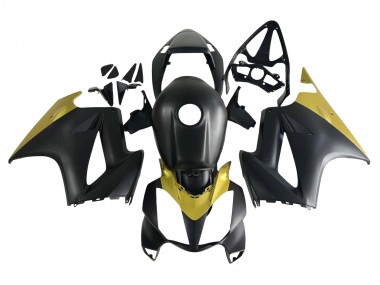 2002-2013 Honda VFR 800 Motorcycle Fairings - Yellow Matte Black UK Manufacturers