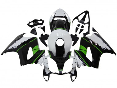 2002-2013 Honda VFR 800 Motorcycle Fairings - White Green Glossy Black UK Manufacturers