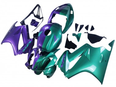 2002-2013 Honda VFR 800 Motorcycle Fairings - Purple Green UK Manufacturers