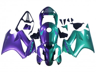 2002-2013 Honda VFR 800 Motorcycle Fairings - Purple Green UK Manufacturers