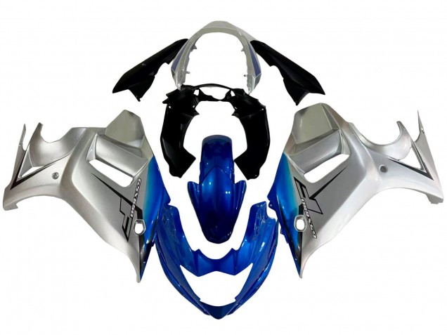 2008-2013 Suzuki GSX650F Motorcycle Fairings - Silver Blue UK Manufacturers
