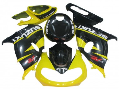 1998-2003 Suzuki TL1000R Motorcycle Fairings - Glossy Black Yellow UK Manufacturers