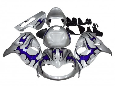 1998-2003 Suzuki TL1000R Motorcycle Fairings - Silver Blue UK Manufacturers