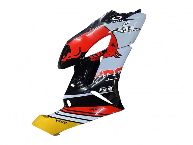 2004-2005 Honda CBR1000RR Motorcycle Fairings - Yellow Red White Glossy Red Bull Repsol HRC UK Manufacturers