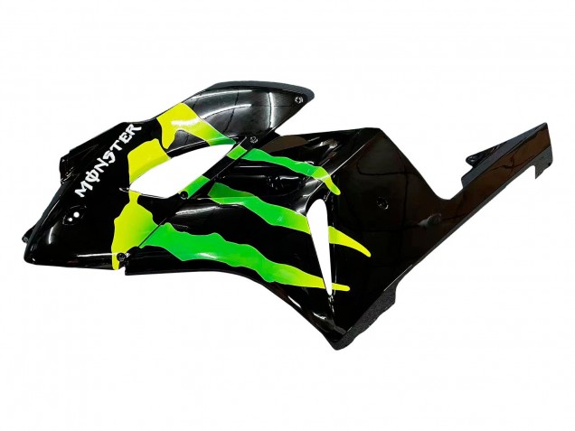 2004-2005 Honda CBR1000RR Motorcycle Fairings - Glossy Black Yellow Green Monster UK Manufacturers