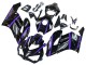 2004-2005 Honda CBR1000RR Motorcycle Fairings - Glossy Black Purple Stripe UK Manufacturers
