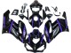 2004-2005 Honda CBR1000RR Motorcycle Fairings - Glossy Black Purple Stripe UK Manufacturers