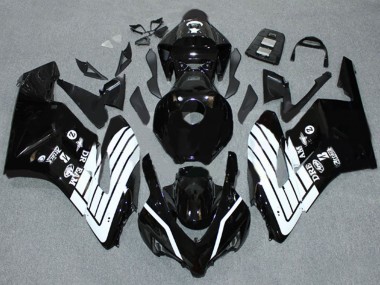 2004-2005 Honda CBR1000RR Motorcycle Fairings - Glossy Black White UK Manufacturers