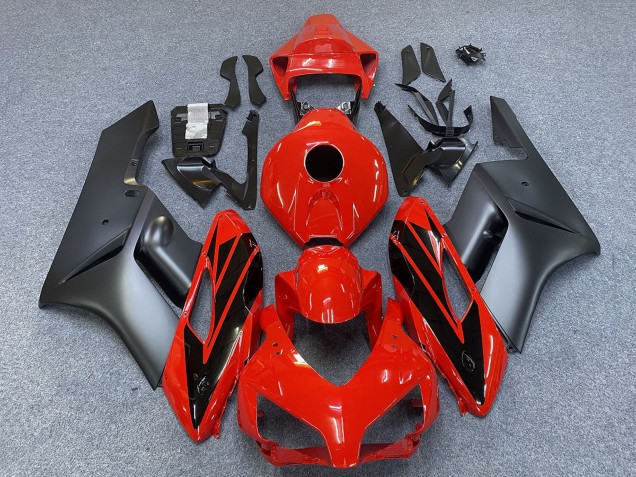 2004-2005 Honda CBR1000RR Motorcycle Fairings - Grey Red Glossy Black Stripe UK Manufacturers
