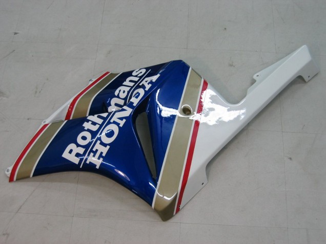 2004-2005 Honda CBR1000RR Motorcycle Fairings - White Blue Gold Rothmans UK Manufacturers